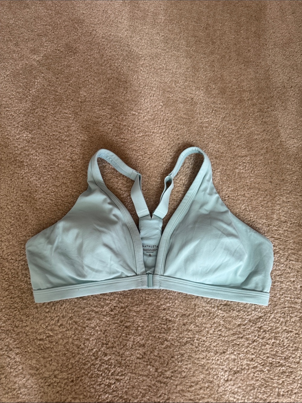 Light Blue Racerback Bralette - Brand:Athleta